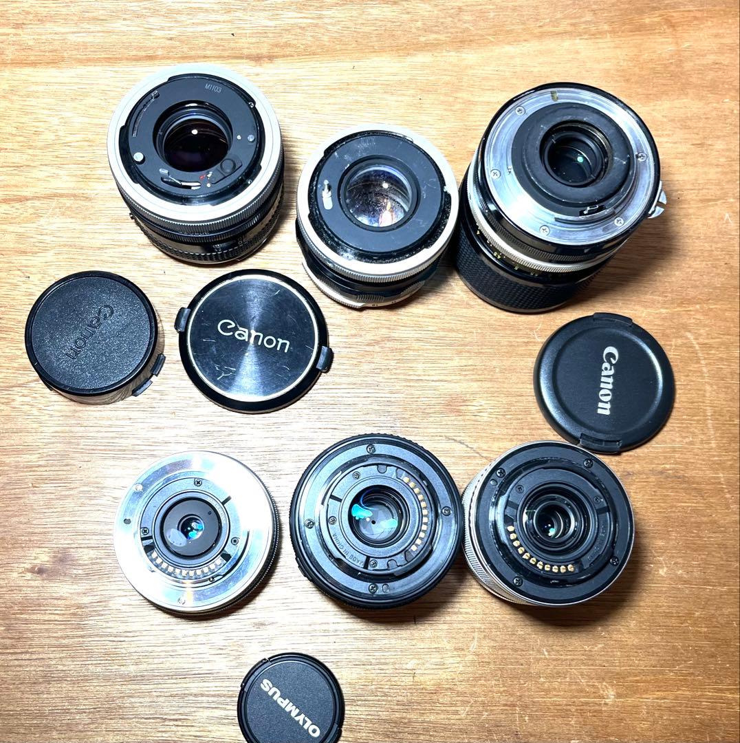 Canon Nikon Olympusジャンクレンズセット＃056