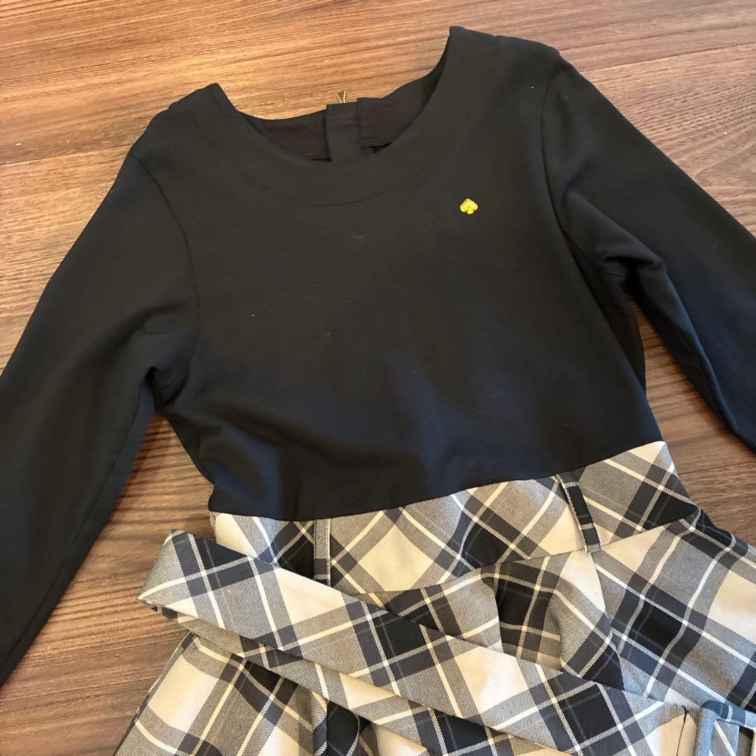 kate spade チェック柄ワンピース 140