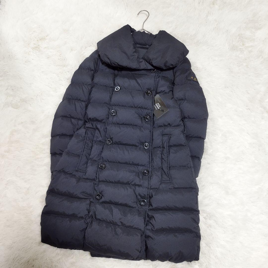18210✨美品✨タトラス アゴーニャ ダブル ダウンコート ブラック 2 M