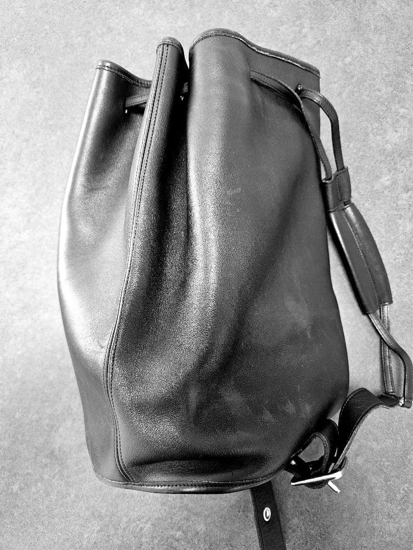 オールドコーチ coach ワンショルダー 巾着バッグ ブラック