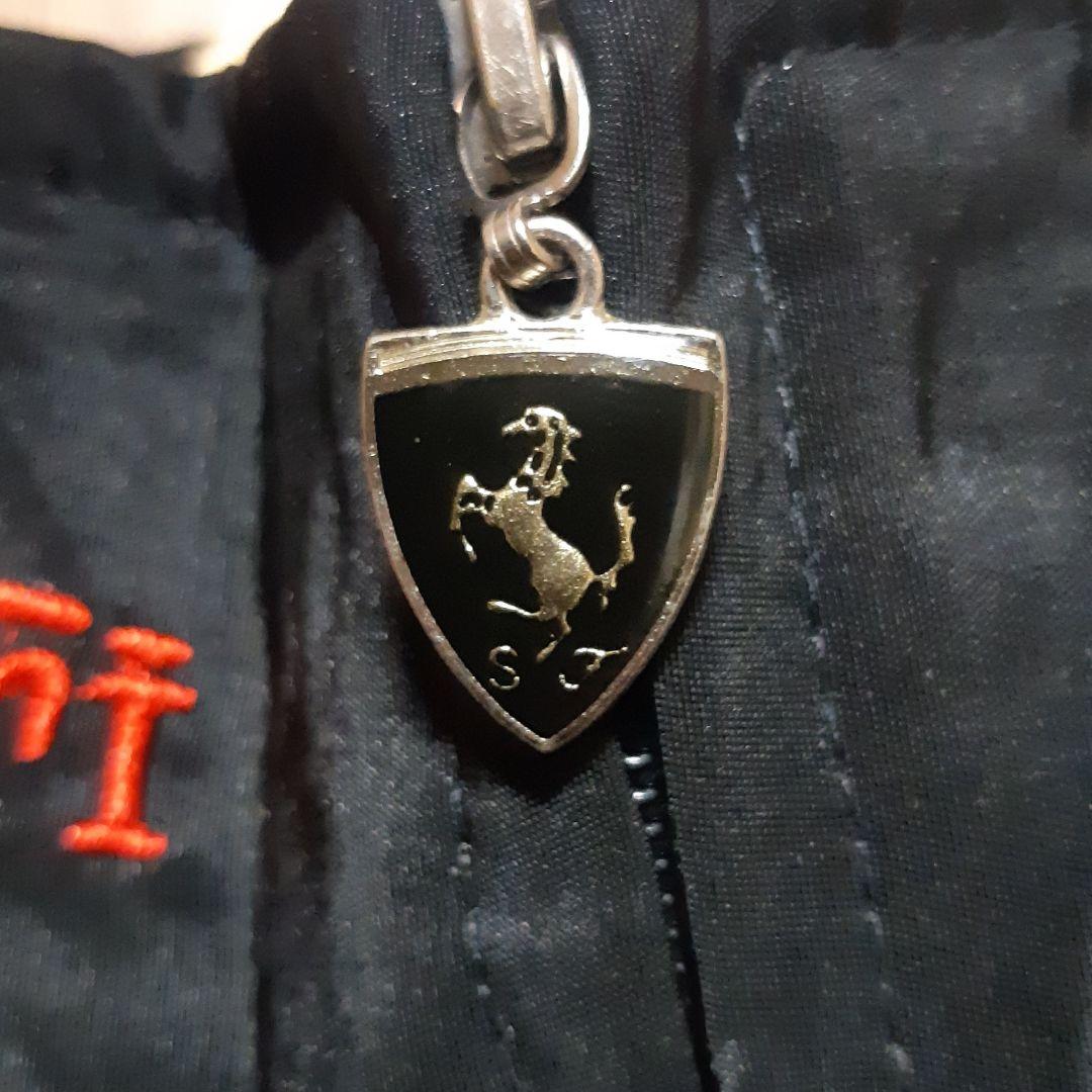 フェラーリ F1 Ferrari レーシングジャケット ブラックレッド L