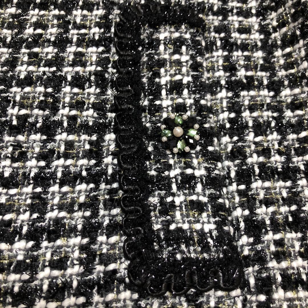 新品❣️半額以下❣️ウール２４%入りツイードジャケット