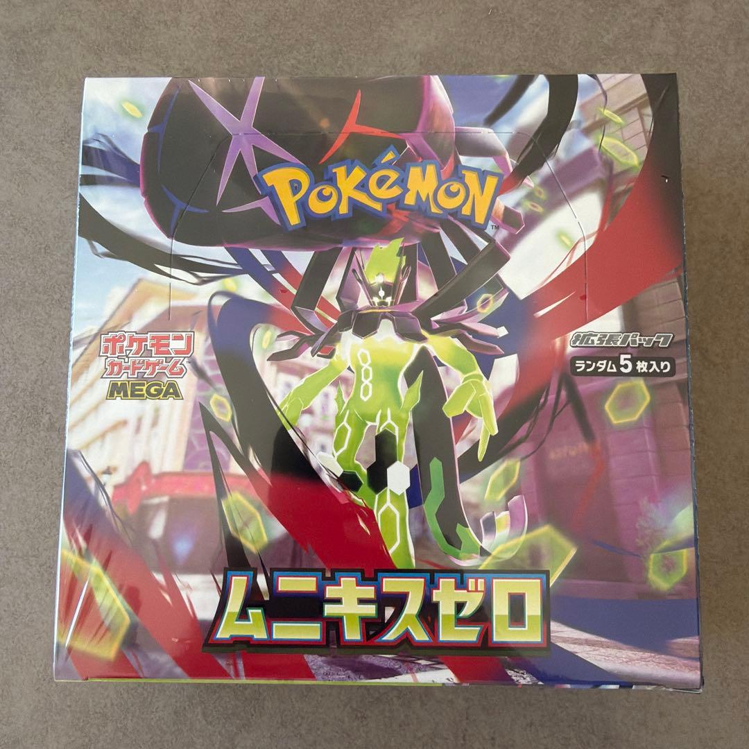 【ポケセン当選品】ポケモンカードゲーム MEGA拡張パック ムニキスゼロ BOX