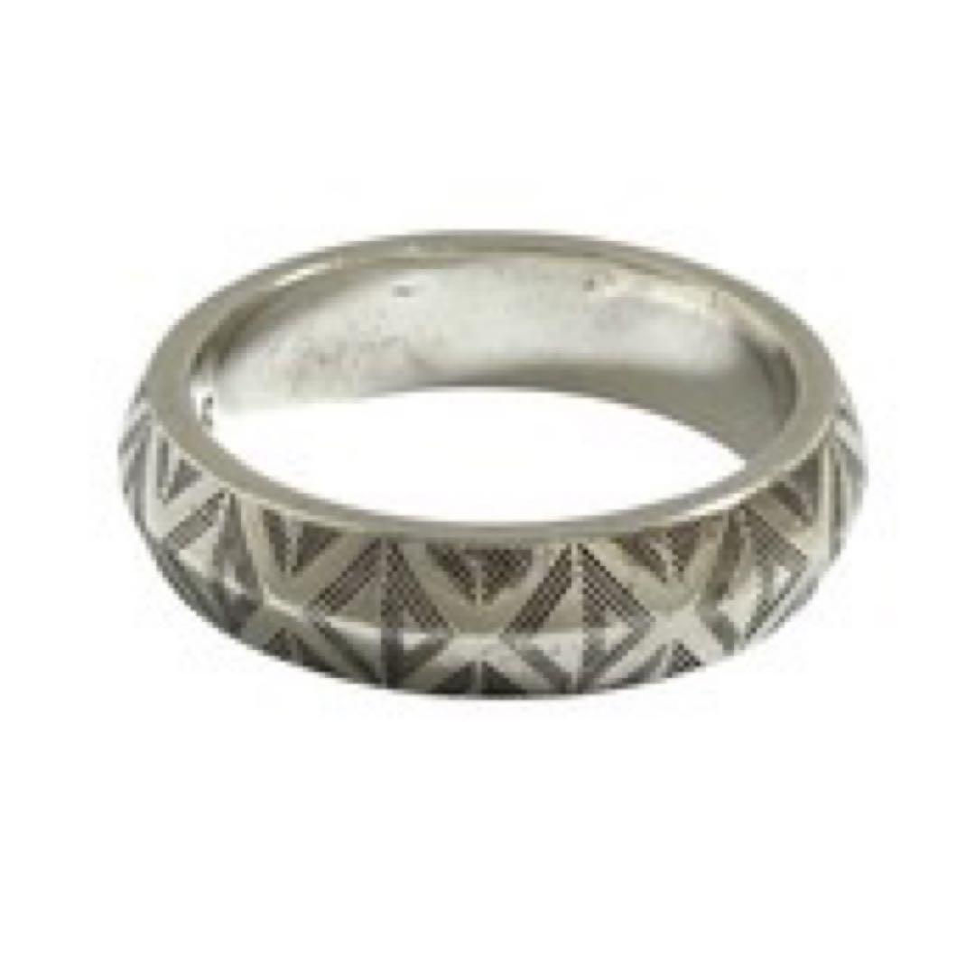 ディオール　メンズ　CD　ダイヤモンド　リング　シルバー　925　指輪 18号