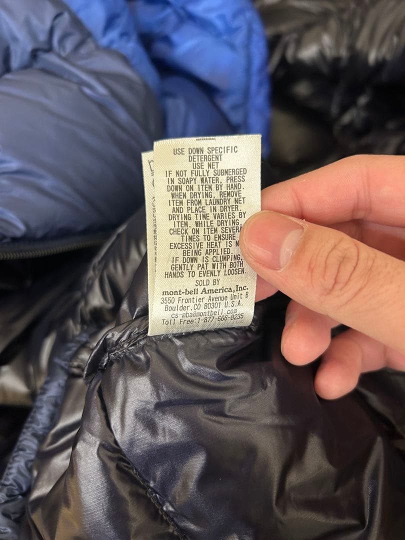 完売品 montbell スペリオダウン サイズ L