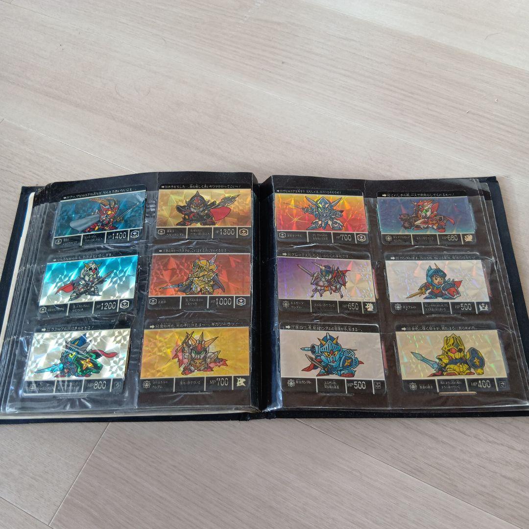 【断捨離】SDガンダムカードダスアルバム　プリズムカード130枚（@480円）