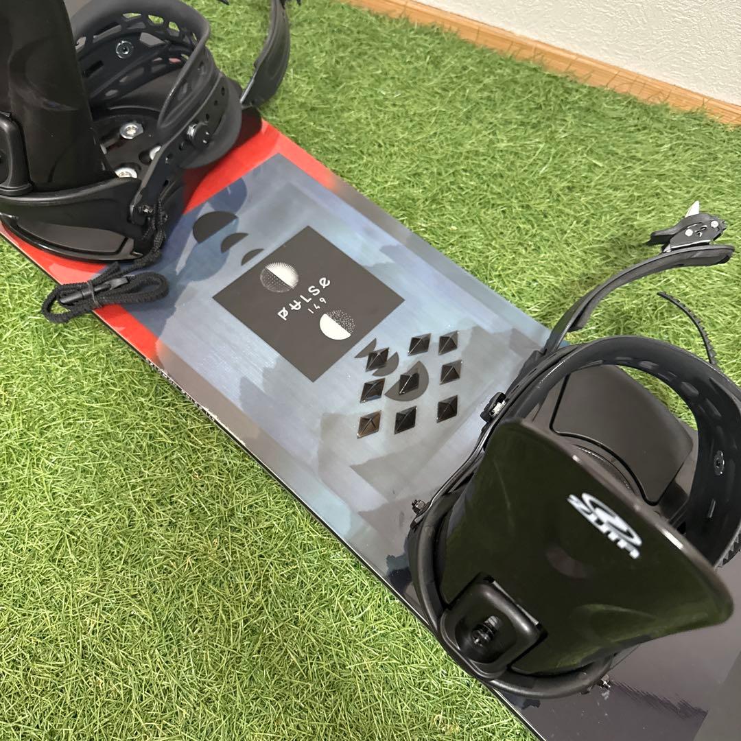 ブーツなし‼️O5 SALOMON 149cm メンズスノーボードセット