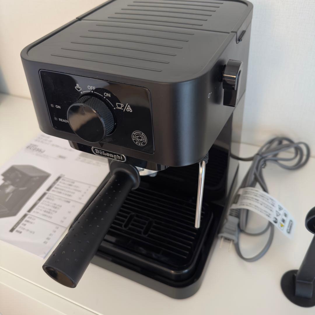 DeLonghi エスプレッソマシン スティローザ EC235J-BK