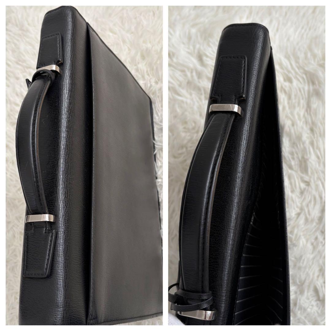 エルメネジルドゼニア コンパクトブリーフケース ダレスバッグ イタリア製 鍵付き