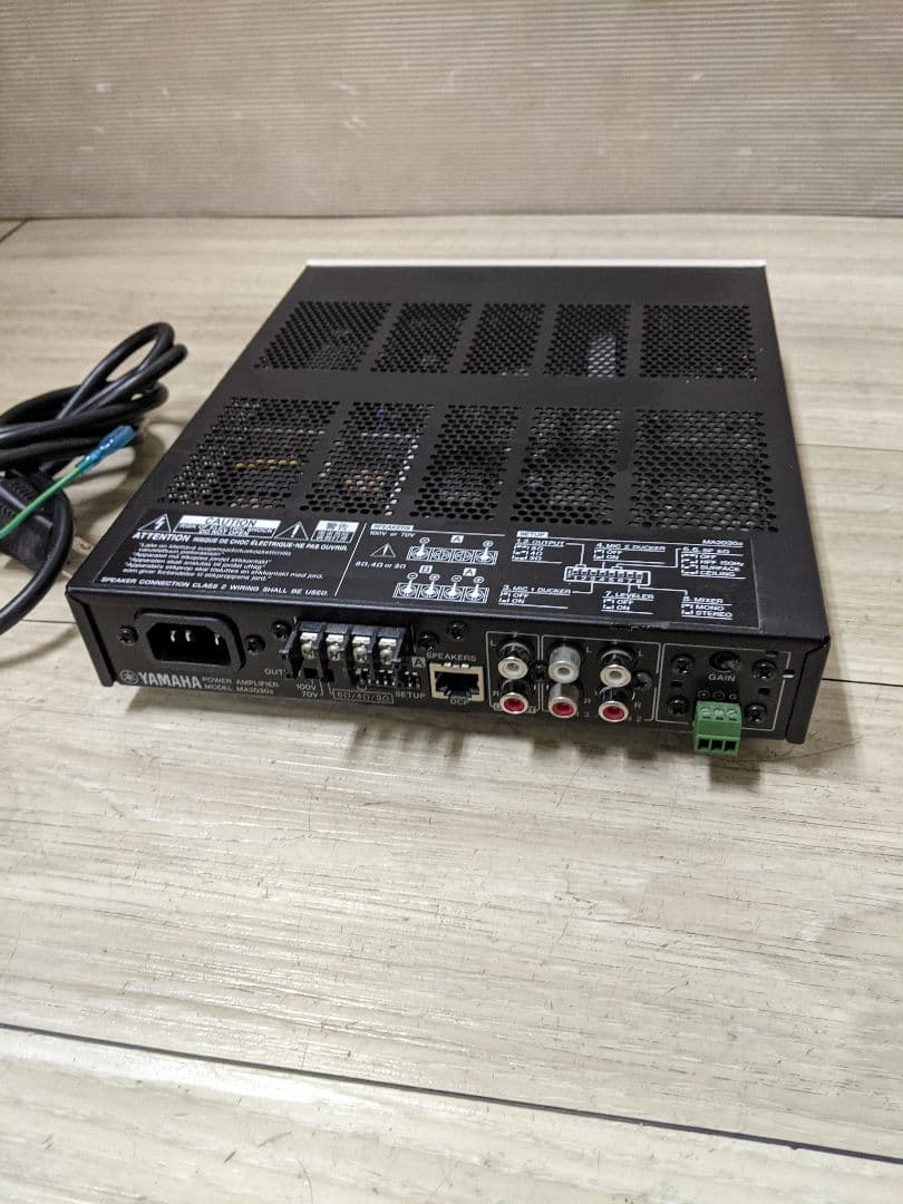 YAMAHA ヤマハ パワーアンプ MA2030a 業務用アンプ 30W