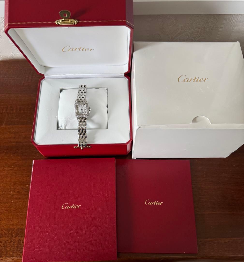 Cartier ダイヤモンド装飾 レディース時計