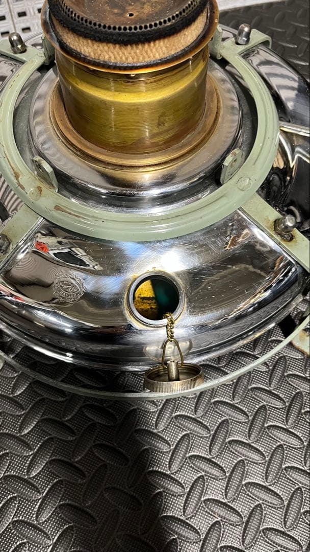 ラスト1点 レア Aladdin ビンテージ ブルーフレーム ストーブ アラジン