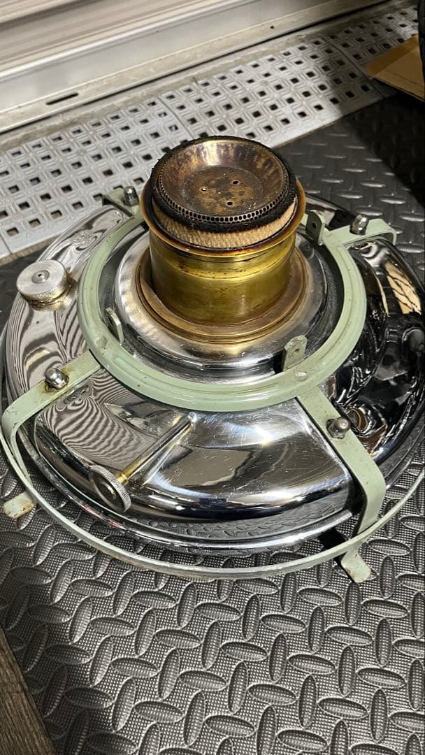 ラスト1点 レア Aladdin ビンテージ ブルーフレーム ストーブ アラジン