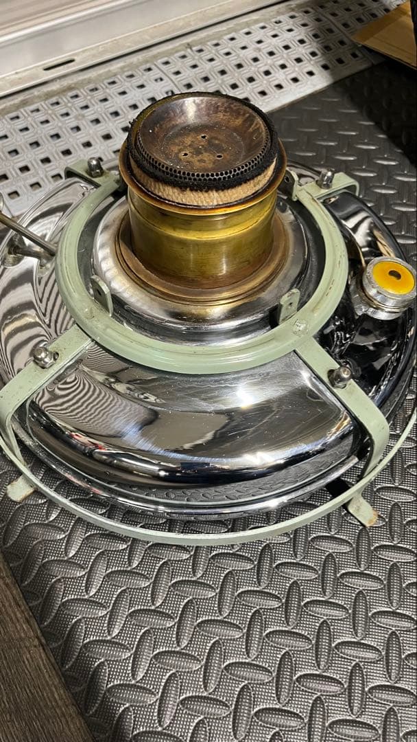 ラスト1点 レア Aladdin ビンテージ ブルーフレーム ストーブ アラジン