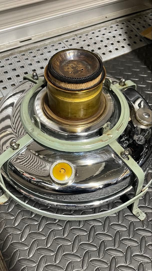 ラスト1点 レア Aladdin ビンテージ ブルーフレーム ストーブ アラジン