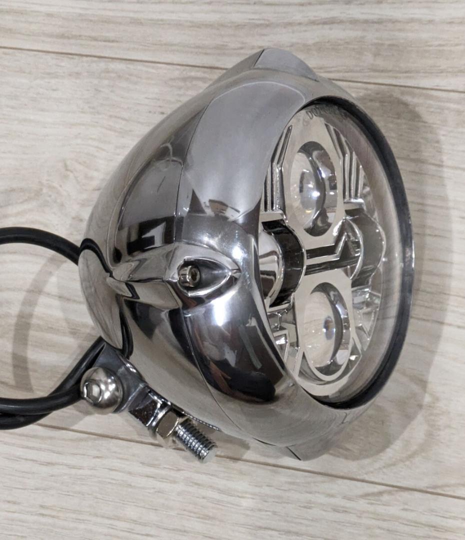 4.5インチ　LEDヘッドライト　ショベル　ツインカム　エボ　管121628