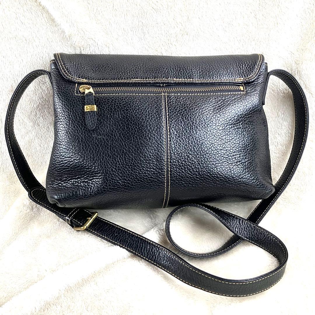 【美品✨】GIVENCHY ジバンシー 本革 ショルダーバッグ メッセンジャー黒