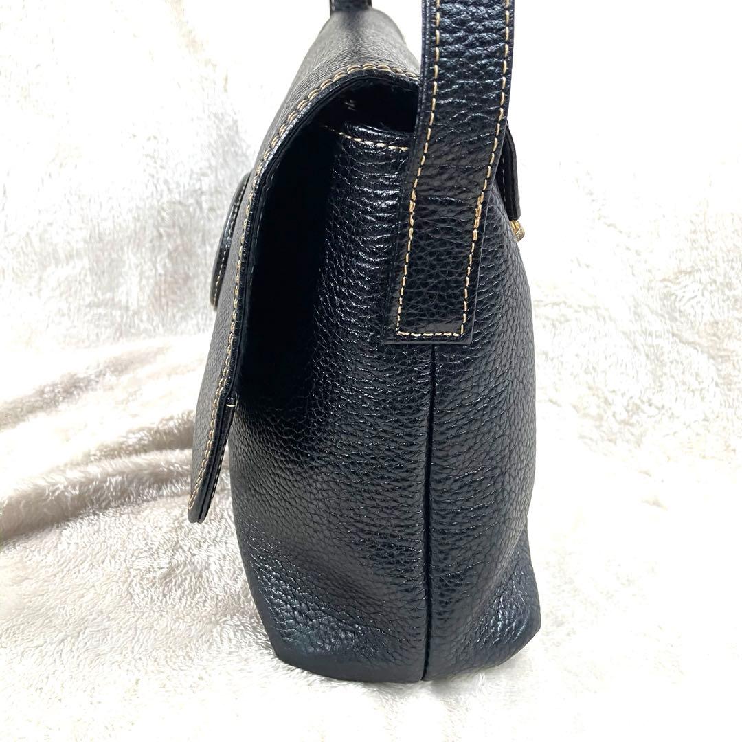 【美品✨】GIVENCHY ジバンシー 本革 ショルダーバッグ メッセンジャー黒