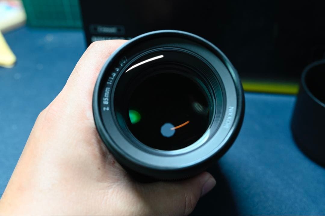 NIKKOR Z 85mm f1.8 S 保護フィルター付き