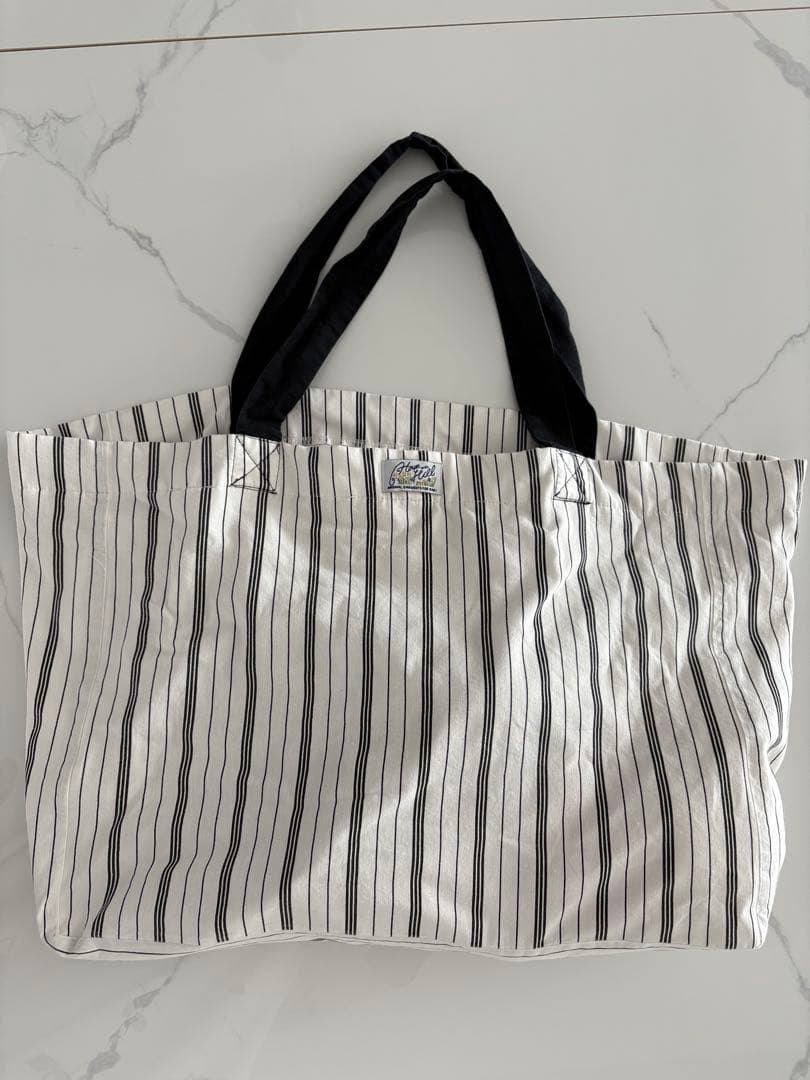 house on the hill トートバッグ　ストライプ