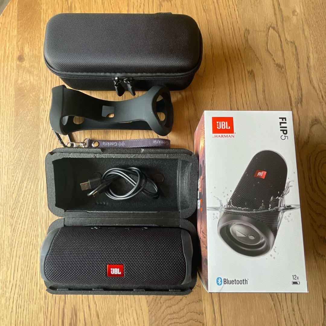 【新品未使用】filp5 ※専用ケース+シリコンカバー付　JBL スピーカー