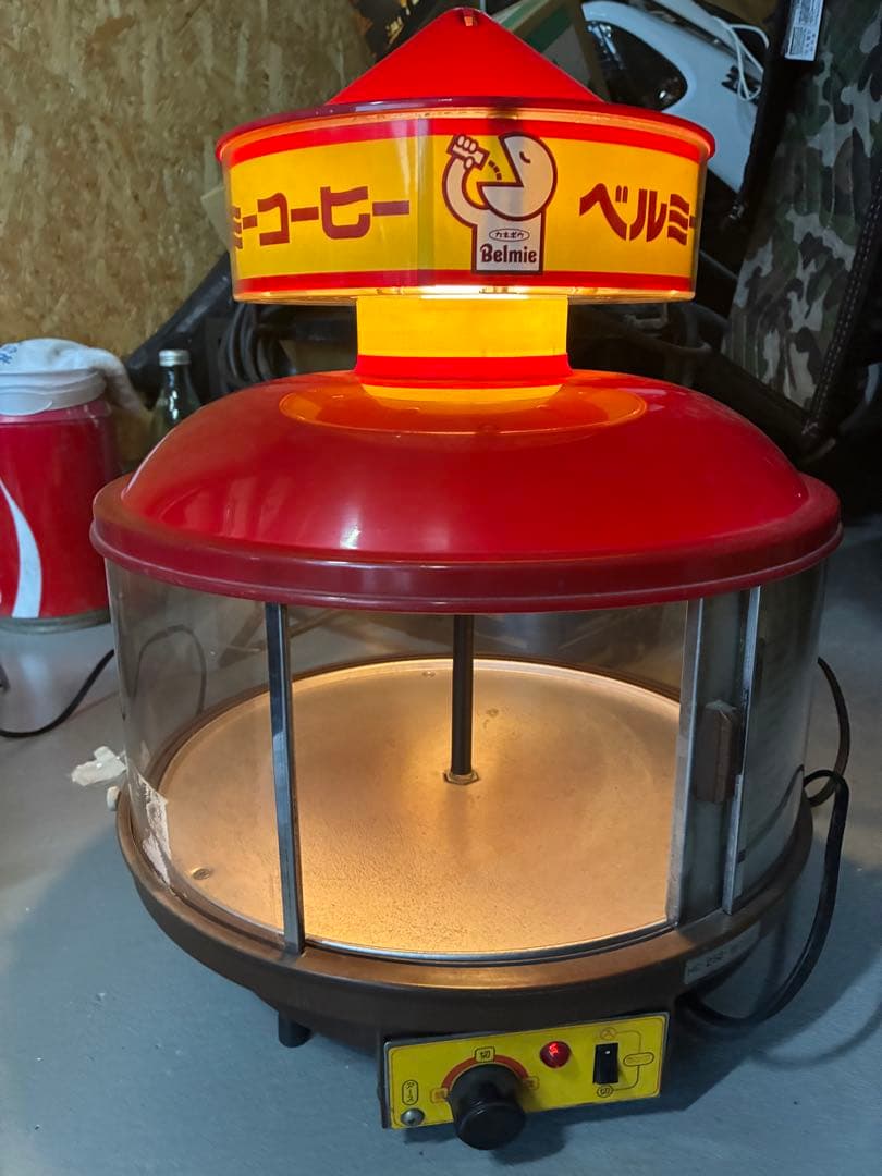 ベルミー コーヒーロースター 赤　レトロ