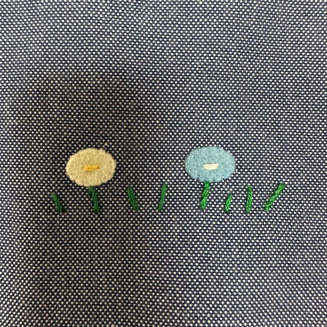 ファミリア　トートバッグ　レッスンバッグ　デニム　A4 familiar