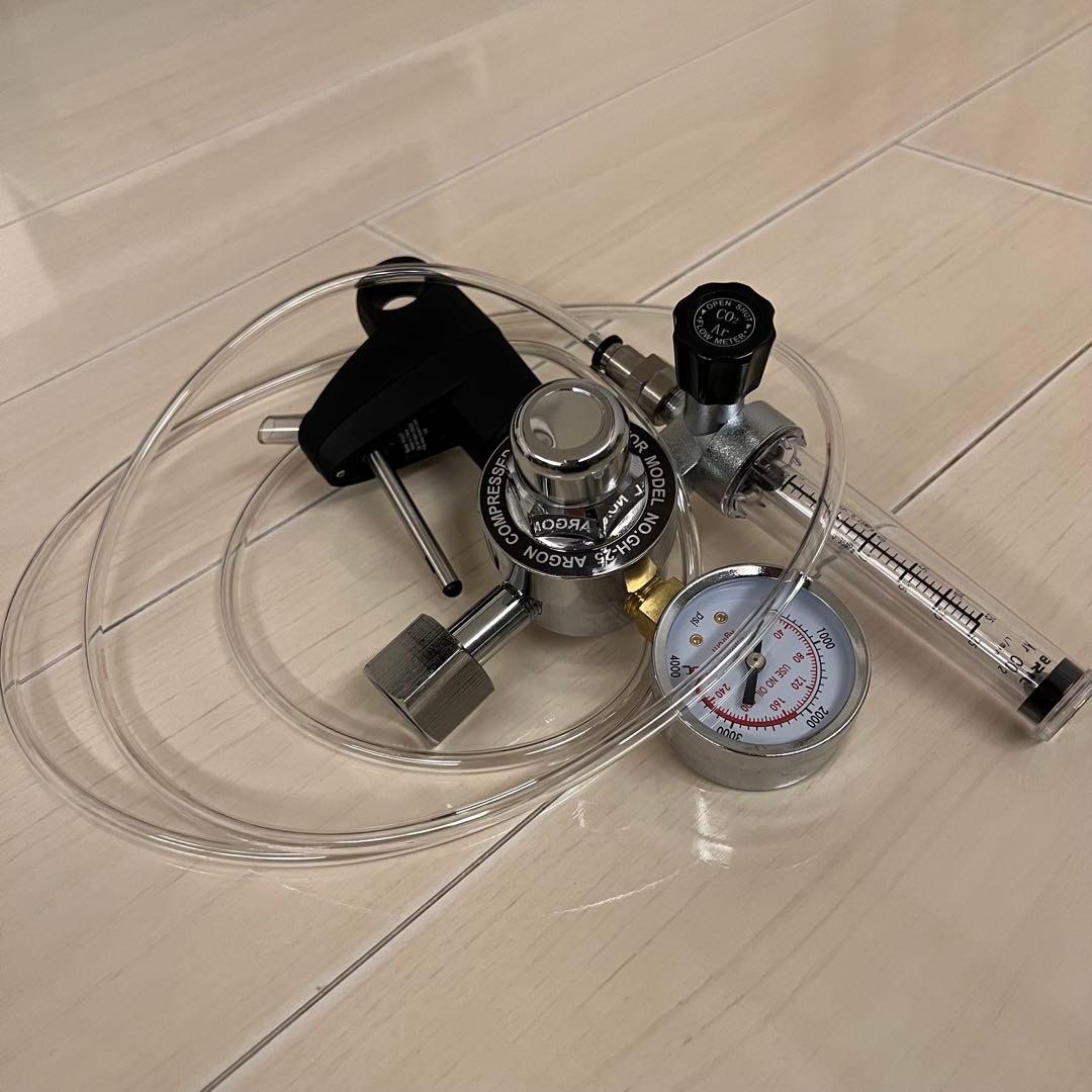 接続ホース　コラヴァンと高圧ガスボンベを繋げる　（接続パーツ2個セット）