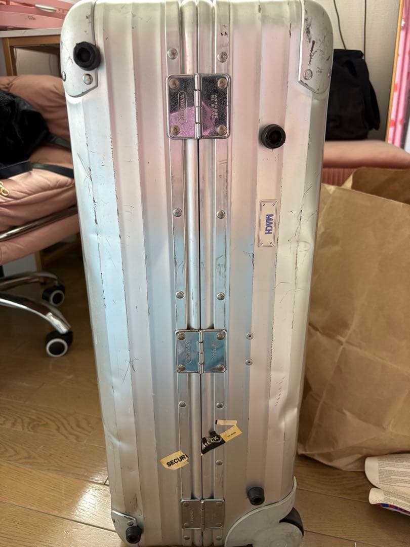 ヴィンテージRIMOWA ◇00年購入トパーズ 930631◇リモワ 廃盤 二輪