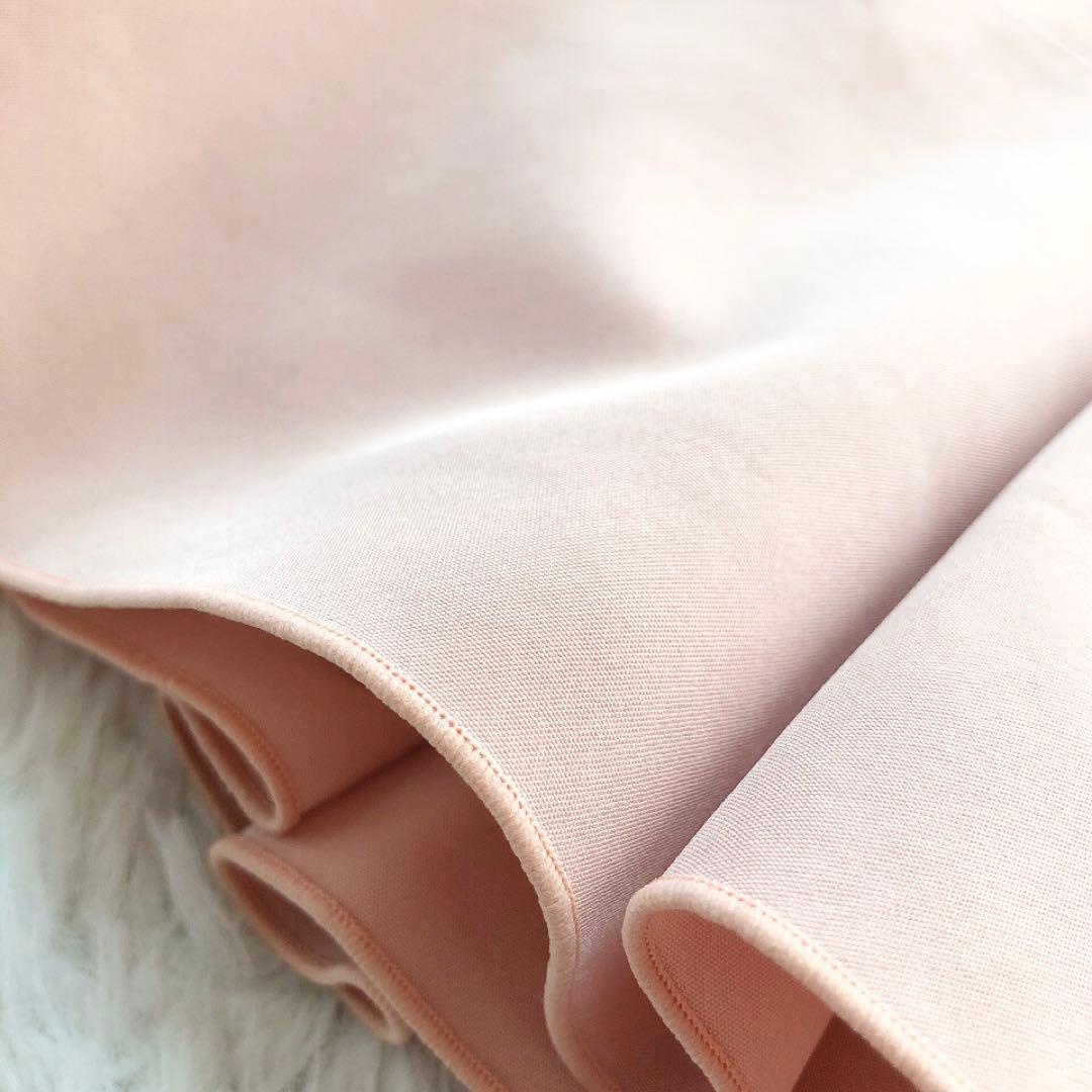 FOXEY*フォクシーニューヨーク　裾プリーツワンピース　フレア　ピンク　38