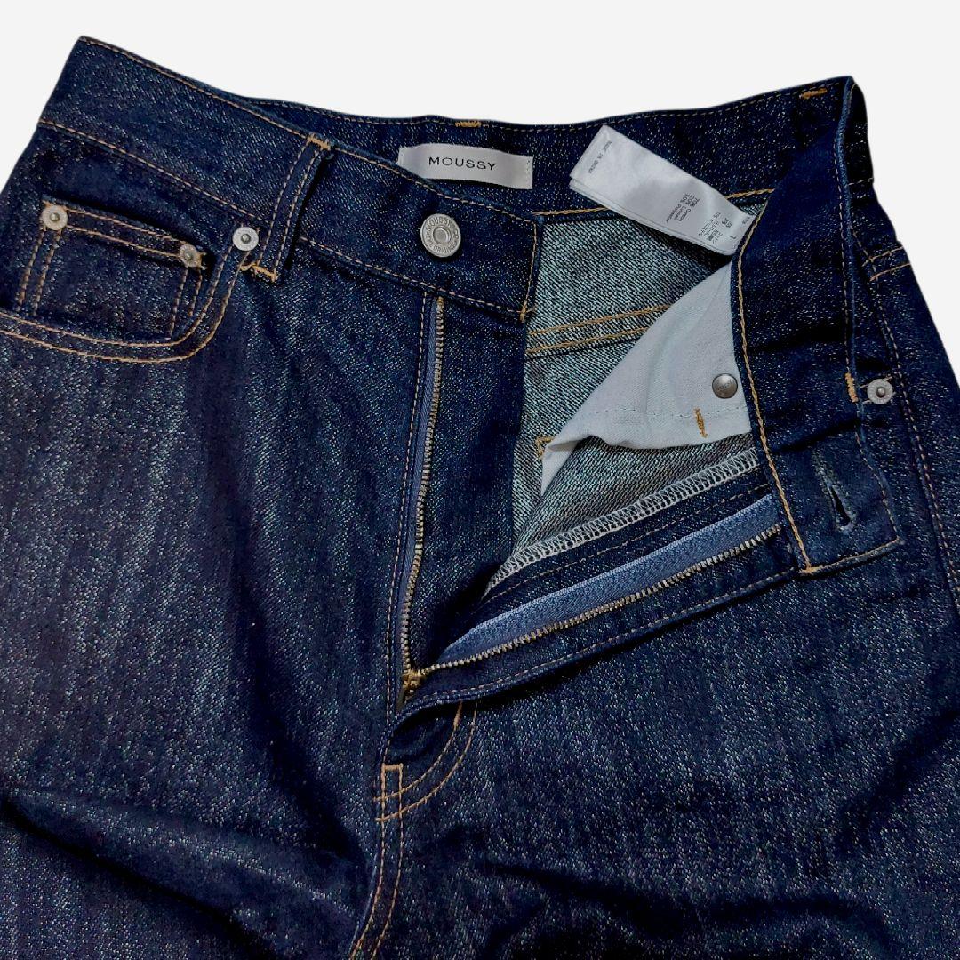 moussy マウジーGLITTER DENIM WIDE STRAIGHT