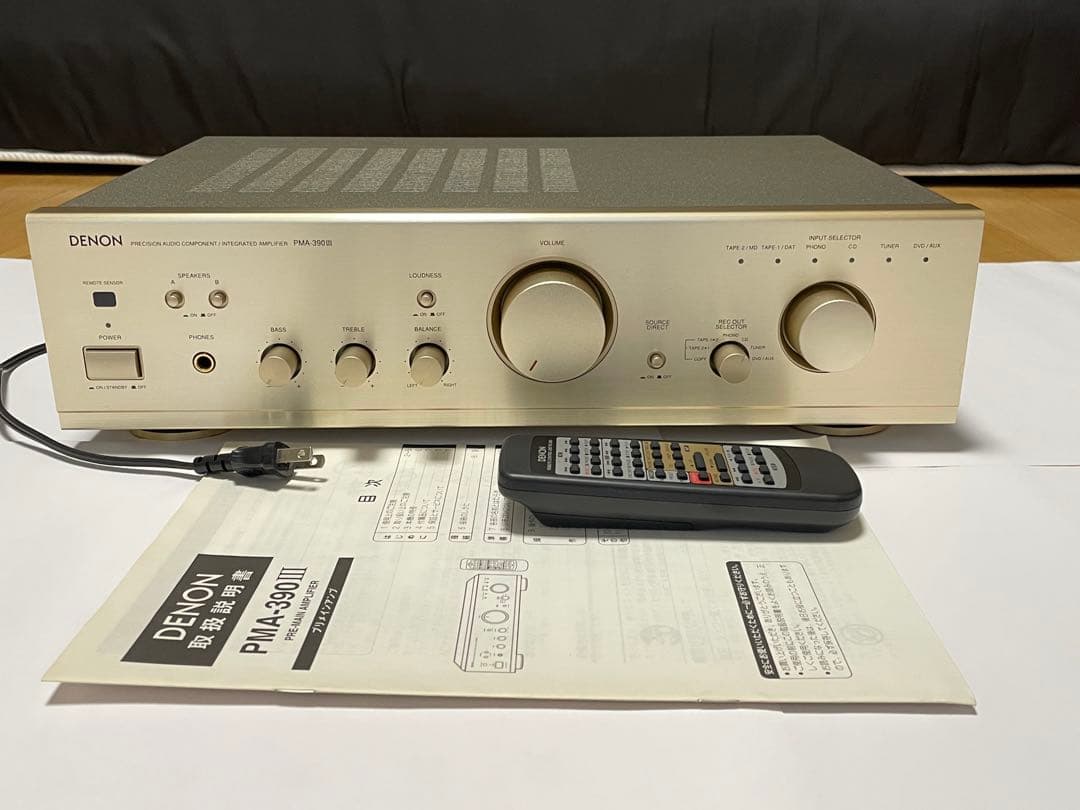 DENON PMA-390III プリメインアンプ シャンパンゴールド