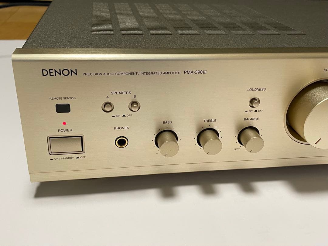 DENON PMA-390III プリメインアンプ シャンパンゴールド