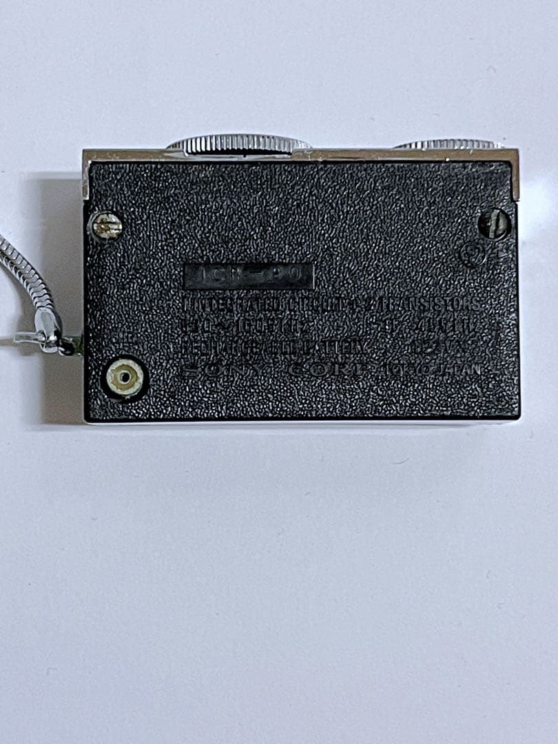 SONY ミニラジオ ICR-90 昭和レトロ