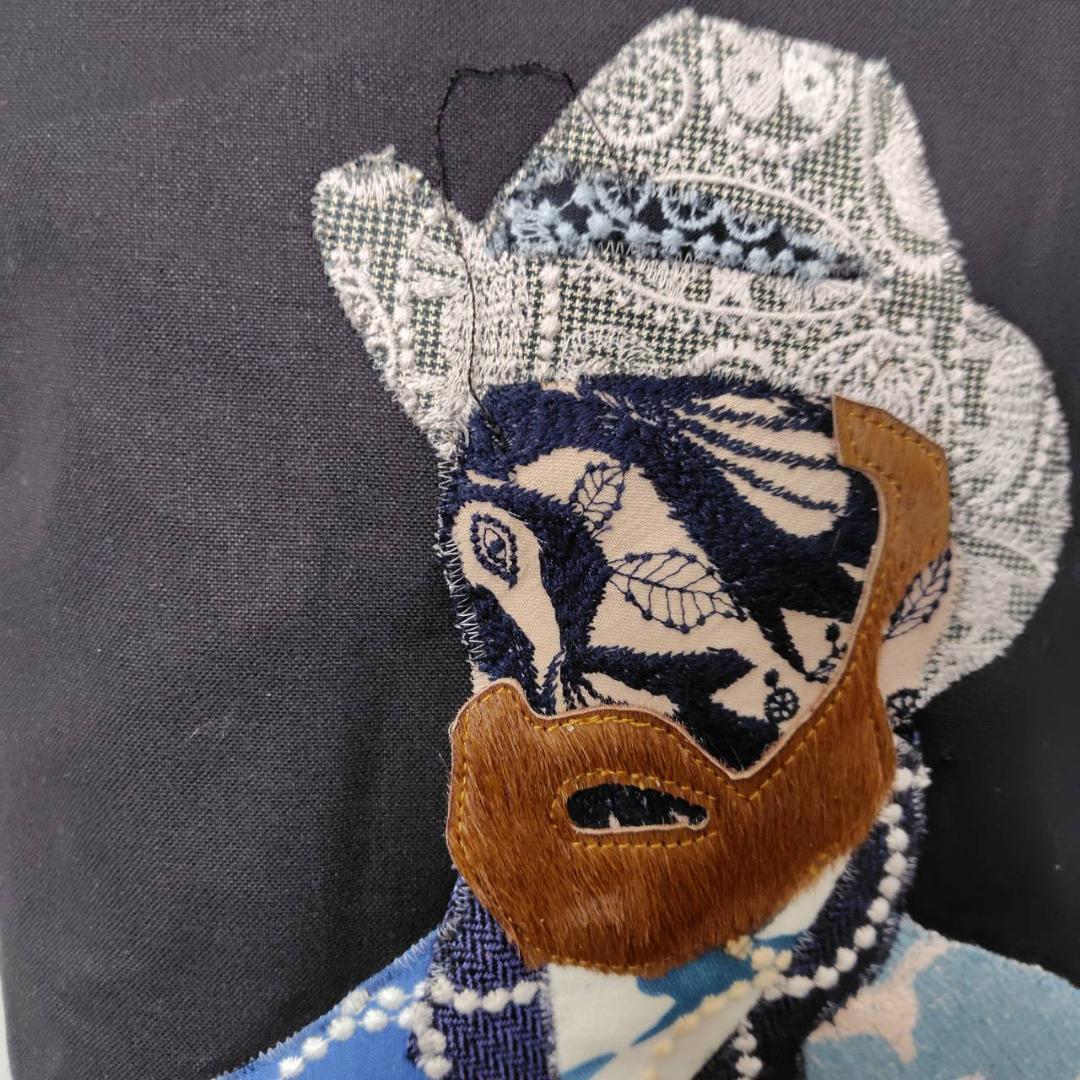 【専用】/ちょうちょ×ゴッホカケラパッチWフェイス/A4ショルダートートマ