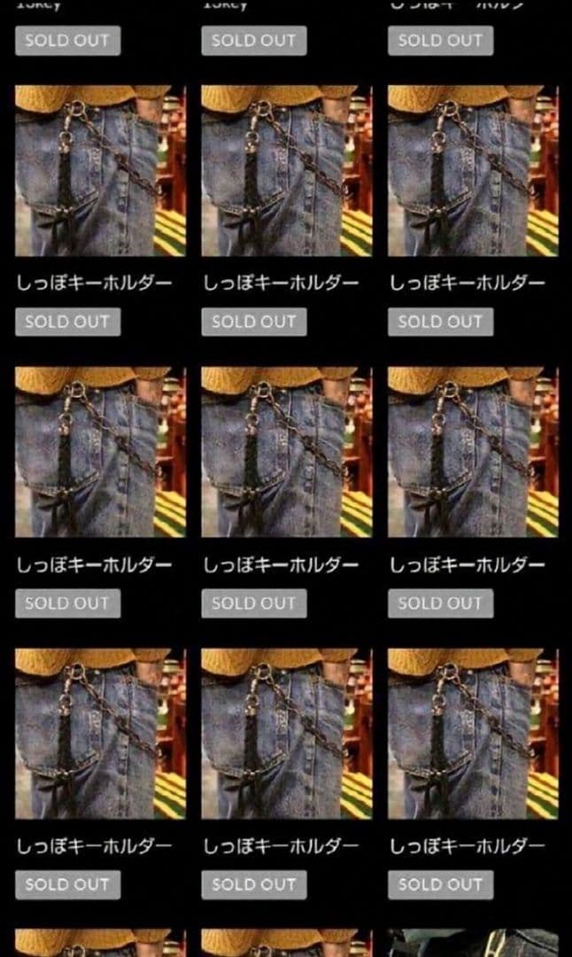 即完 しっぽキーホルダー