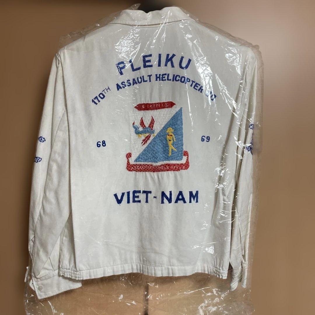 60's ベトジャン 白　生成り　オリジナル PLEIKU kim lien