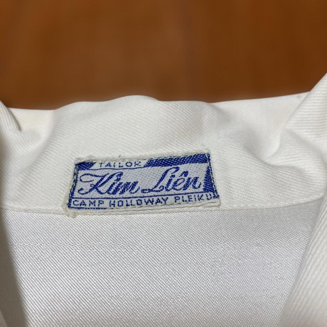 60's ベトジャン 白　生成り　オリジナル PLEIKU kim lien