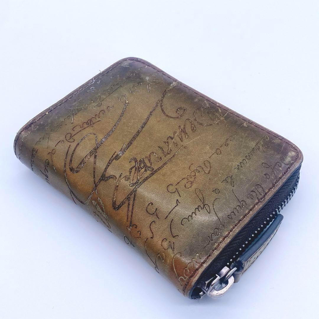 Berluti ワパ レザー ケース　カリグラフィ　ラウンドジップ　メンズ