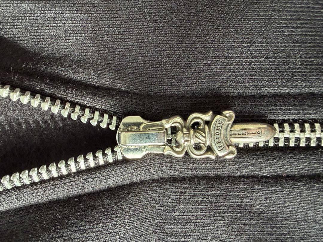 CHROME HEARTS ZIPパーカー 黒×ピンク 限定カラー Lサイズ