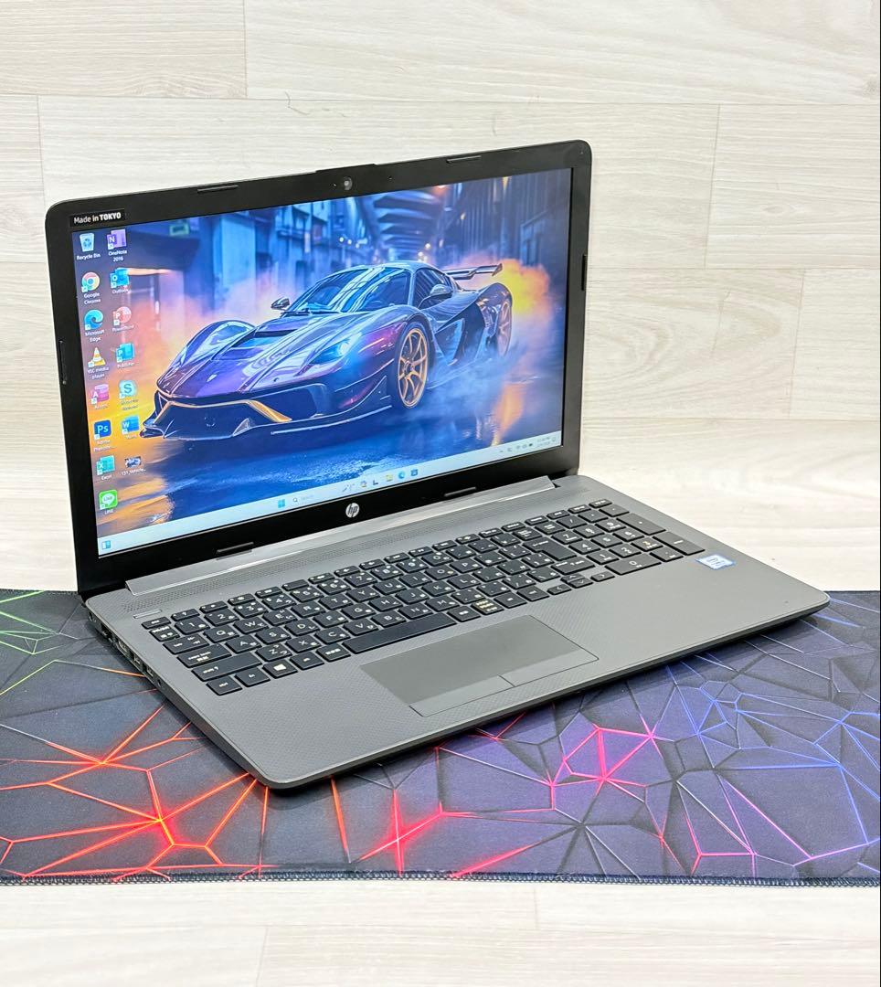 8 世代エイチピーHpノートパソコン/8GB/256GB+500GBフルHD