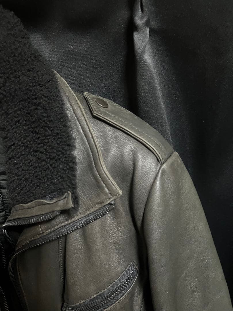 SHELLAC シェラック　ムートンボアレザーライダース送料無料！おまけ付き！