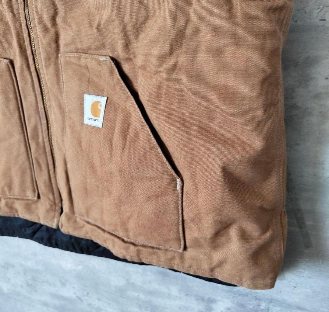 Carhartt ダックベスト 中綿UFCW キャメル 3XL 状態良好