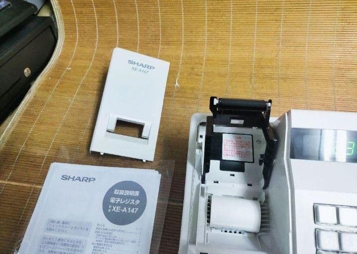 シャープレジスター　XE-A147　PC連携売上管理フル設定無料　611161