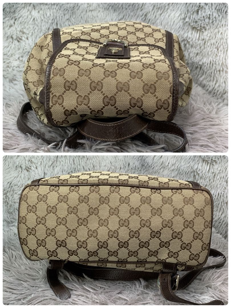 極美品 GUCCI グッチ アビー リュック バックパック GGキャンバス