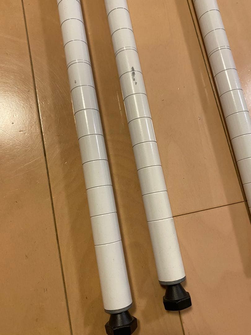 収納　ホームエレクター 白　スチールラック