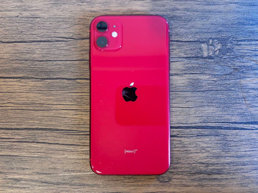 iPhone 11 SIMフリーモデル Product Red 64GB