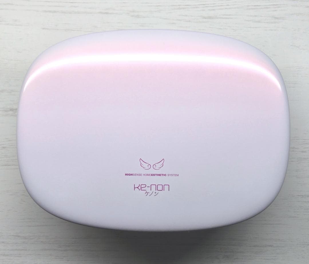 【残99.67%】脱毛器 ケノン Ver 8.4 眉毛脱毛器付 パールホワイト