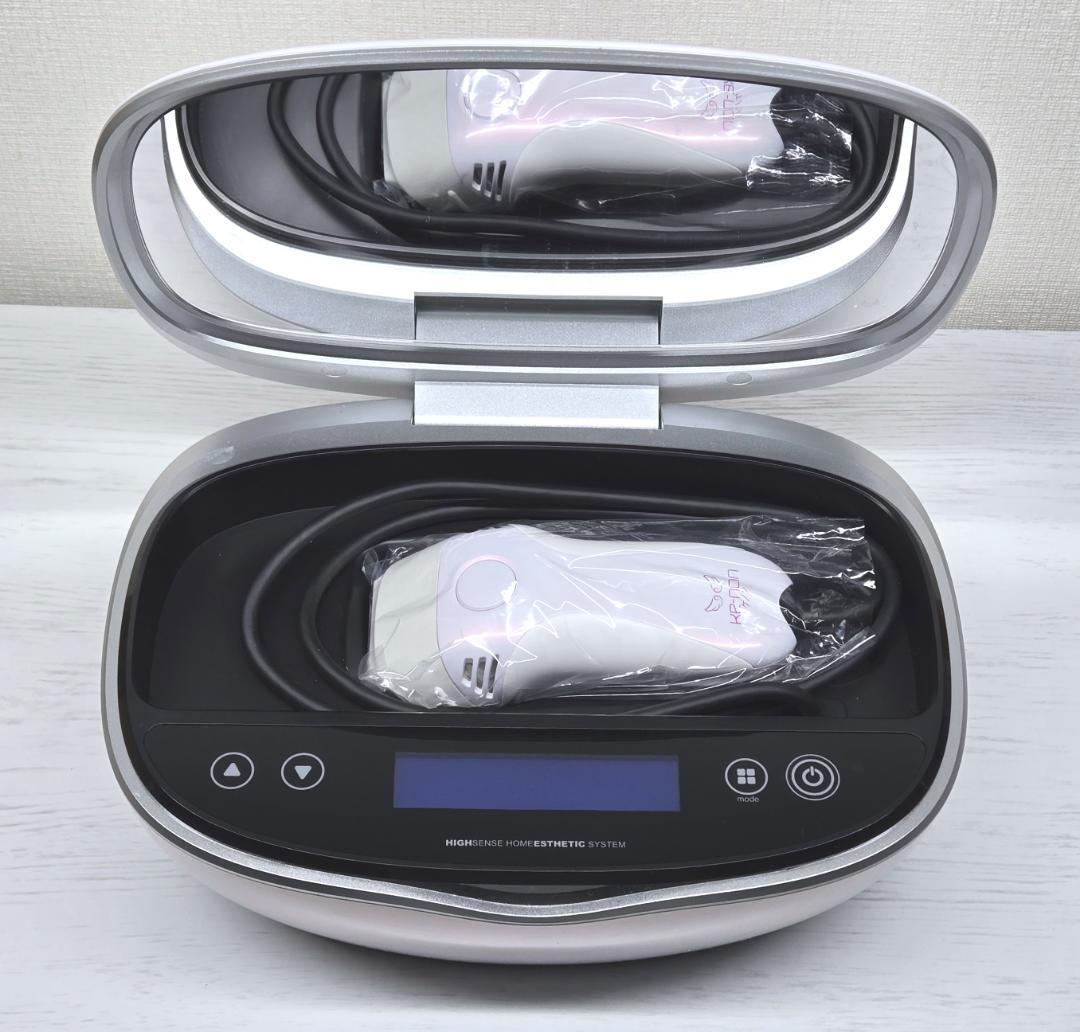 【残99.67%】脱毛器 ケノン Ver 8.4 眉毛脱毛器付 パールホワイト