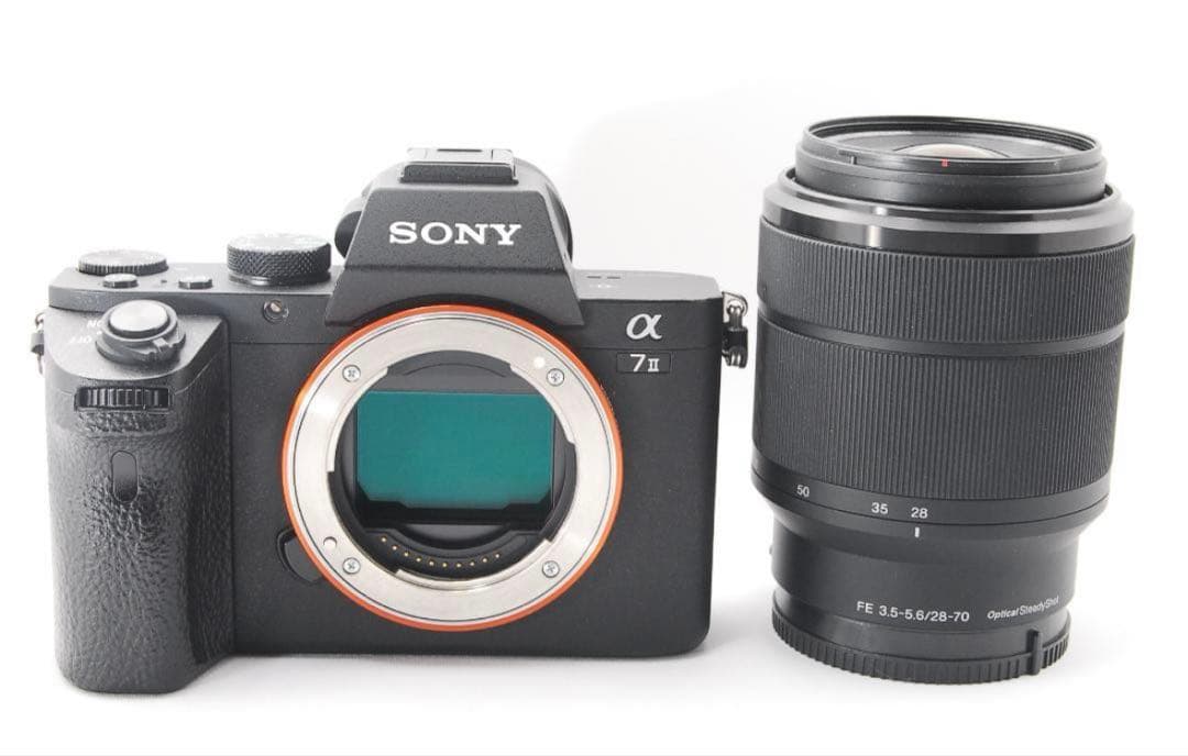（値下げ可）SONY α7iiミラーレスカメラ FE 28-70mmレンズ